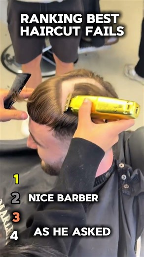 Ranking The Best Haircut Fails🤣#shorts