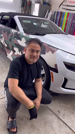 One of the HARDEST bumpers to wrap in one piece because it’s massive. Custom Printed Camo from @paradoxwraps 🎥 @vlad.theproducer #wrap #vinyl #diy #reels #explore #reels #satisfying #explorepage #reelsinstagram #wrapping #asmr #wraps #camouflage #car #carporn #cars #wrapped #art #artist #artwork #chevy #craft #style #clothing #camaro #fordmustang #sacramento #california #bayarea #camaross | Paradox The Wrapper