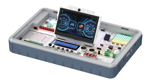 CrowPi 3 AI Learning Kit is powered by a Raspberry Pi 5 SBC, works with Arduino Nano, BBC Micro:bit, and Raspberry Pi Pico boards - CNX Software