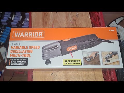 WARRIOR 2 Amp Variable-Speed Oscillating Multi-Tool Corded #DIY
