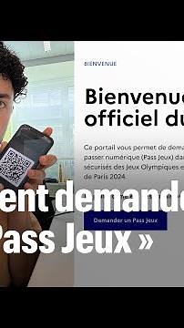 JO 2024 : tuto comment demander votre QR code