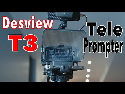 DESVIEW T3 TELEPROMPTER - Unboxing Setup Review