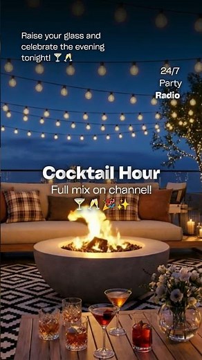 🍸 Cocktail Hour is live now! | Ritmoworks 📻 | 2H Mix | Cocktail Party Music