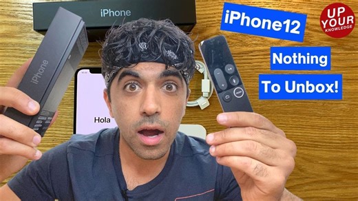 iPhone 12; Nothing to unbox!