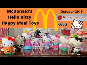 McDonald's Hello Kitty Happy Meal toys Oct 2019