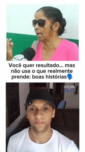 Histórias como a da irmã Dora viralizam porque ativam o que nenhum post “informativo” consegue: emoção pura, narrativa real e o inesperado. A forma como ela conta sem filtro, com humor involuntário, ritmo natural, tensão, absurdo e fé cria uma coisa rara na internet: a sensação de sentar na calçada e ouvir alguém que você jamais esqueceria. Isso prende. Isso conecta. Isso gera retenção, compartilhamento e alcance orgânico. Se você reparar, esse vídeo usa 3 emoções fundamentais do storytelling: •