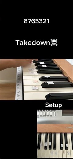 How to play takedown on piano