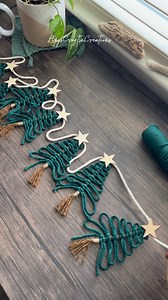 32.My macrame tree garland is one of my best sellers this season! I love the unique bohemian vibe it brings! • You can grab your own on my Etsy shop, or if you would like to make one yourself, follow my | Macrame Projects
