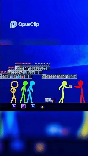 Minecraft Stick Figures Build Their World Block by Block!