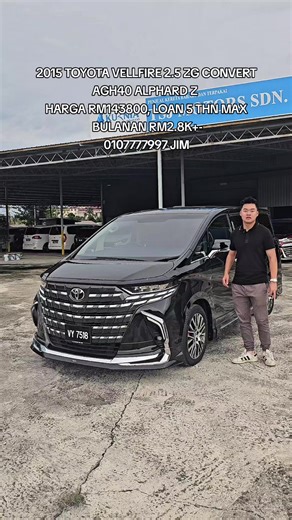 2015 Toyota Vellfire 2.5 ZG for Sale at RM143800
