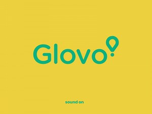 Glovo logo animation