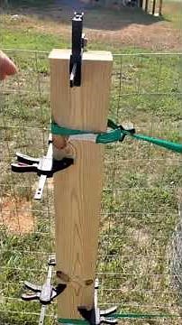 Tightening Welded Wire Fence Hack