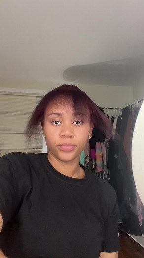 #quickweave #burgundyhair #flipoverquickweave #fyp #fun | burgundy flip over quick weave