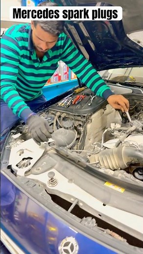Mercedes spark plug replacement | Mercedes key spark plugs change