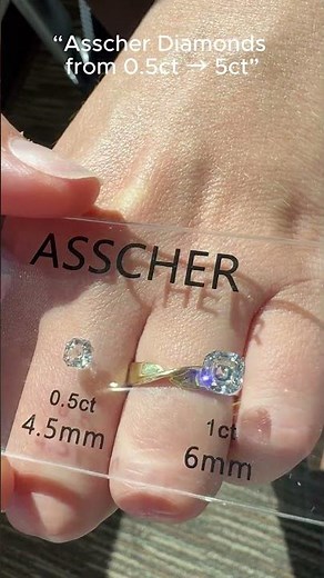 Asscher Diamond Sizes 0.50ct → 5.00ct… Which One Would YOU Choose?