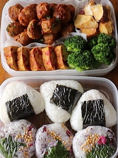 日曜日のお家おにぎりランチレシピ