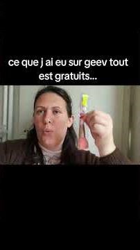 TOUT CE QUE J AI EU SUR GEEV TOUT EST GRATUITS...