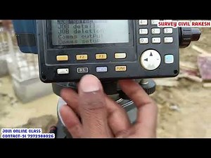 Excel file ko total station Main kaise input Karen topcon Sokkia