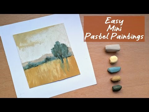 Soft Pastel Hangout: Mini Landscape Demo Using Just a Few Colours