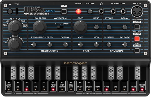 Behriger UB-Xa Mini, una voz Oberheim clónica