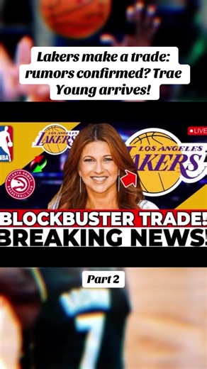 #nba #laker #nbanews #us #sportnews Lakers make a trade: rumors confirmed? Trae Young arrives!