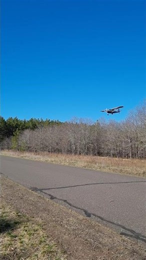 Small plane coming in for a landing!