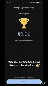 “Google Opinion Rewards Survey Aa Gaya 😍 | Real Earning #shorts #makemoneyonline #money
