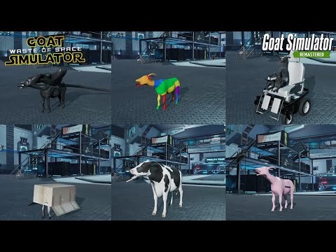 Goat Mutators Showcase and How to Get Them (Waste Of Space) - Goat Simulator Remastered