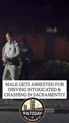 A intoxicated male crashed last night off Watt Ave in Sacramento and was arrested after he blew way above the legal limit! 🤦🏻‍♂️ Don’t drink & drive! Follow @916.today for more 916 content! #sacramento #916 #sac | 916 Now