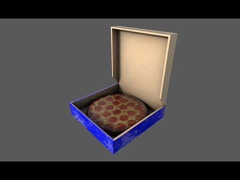 how to model and texture pizza in 3d maya for beginner