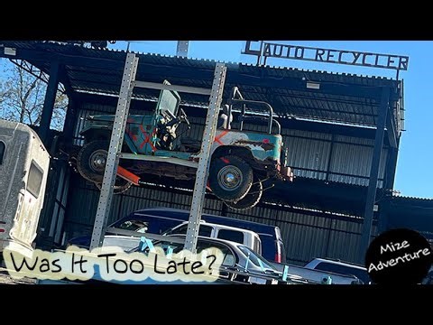Scrap Yard Toyota FJ40 Saved Before Getting Crushed (Ode to Simon Fordman) #automobile #landcruiser