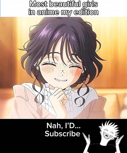 The most beautiful waifus in anime 😍