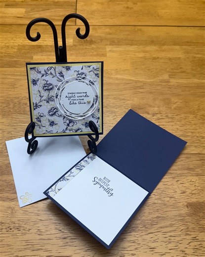 Handmade Sympathy Card – With Deepest Sympathy, Comforting Condolence Greeting - Etsy