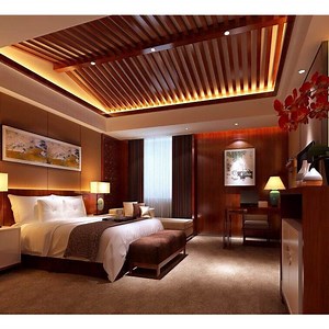 [Hot Item] Hilton Hospitality Suite 5 Star Modern Wooden Hotel King Bed Bedroom Furniture Sets