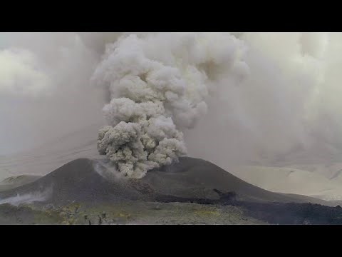 The Volcano Which Erupted Solid Obsidian Lava; Puyehue Cordón Caulle in Chile