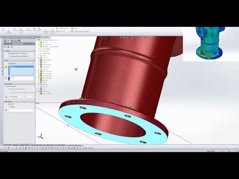 Advanced Fixtures in SolidWorks Simulation