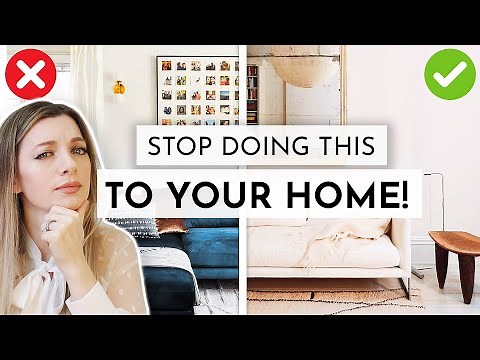 7 WORST DECORATING SINS (and how to fix them✅)
