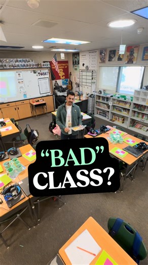 Diego Napoles on Instagram: "What makes a class “Bad”? #teachersofinstagram"