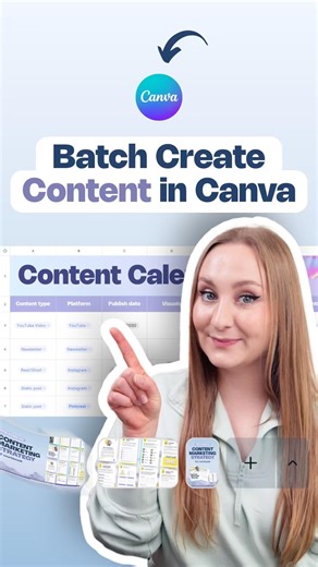 Plan & batch create content in Canva | Canva Habits