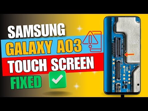 Galaxy A03 Touch Screen Not Working? (FIX IN 2 MINUTES!) - Quick & Easy Solution 📱✨