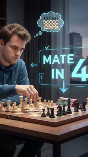 Puzzle 31 #chessgames #matein4 #chessgame #chessproblems #ajedrez #chesspuzzles #chessclub #games