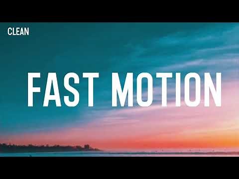Saweetie - Fast Motion (Clean - Lyrics)