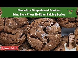 AMAZING Chocolate Gingerbread Cookies - Cabin Cook