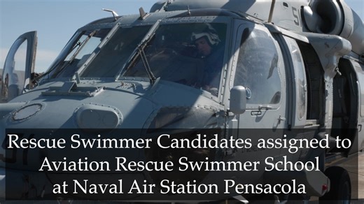 Navy Rescue Swimmer Candidates Participate in Hoist Training at NAS Pensacola