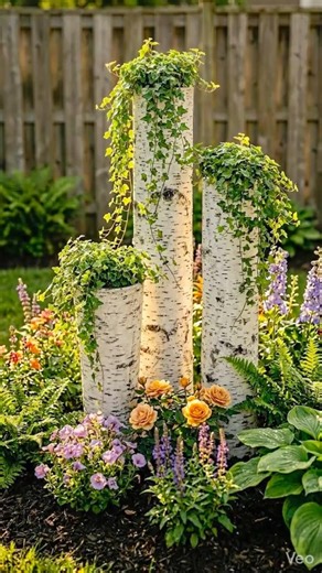 Title: Fake Birch Trees? GENIUS! 🌳✨