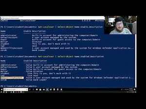 PowerShell 02 Setting Passwords and LocalUsers