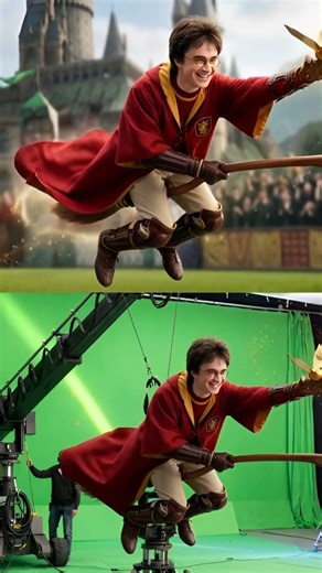 Harry Potter Catching the Golden Snitch — Movie Magic Revealed ✨ #shorts