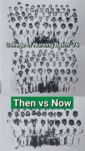 OLFU College of Nursing Batch 1967 Then & Now