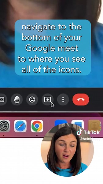 Share your screen in Google Meet! #themoreyouknow #techtok #tech #technology #google #googlemeet #meet #tutorial #tutorials #workfromhome #remotework