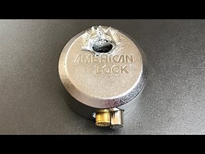 [579] American Lock Series 2000 Puck Lock MELTED Open!